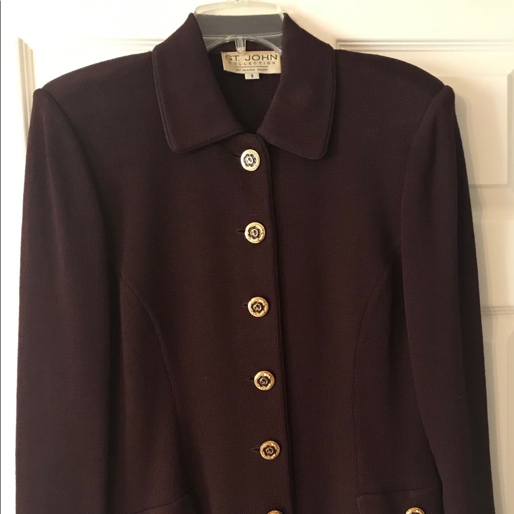 St. John knit suit.